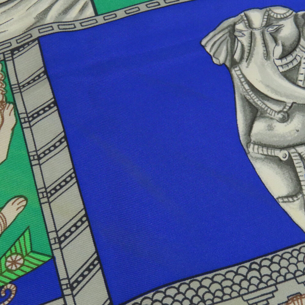 Hermes Carre 90 Trana Scarf Muffler Silk Women's HERMES - Picture 15 of 16